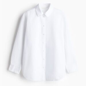H&M Classic Oxford White Button-Up Shirt